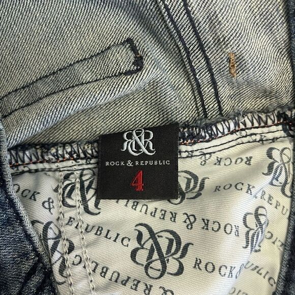 Rock & Republic Berlin Skinny Jeans Size 4 - Picture 5 of 7